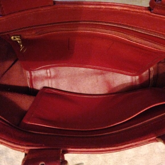 ❤️ COACH Red 4133 Waverly Bag + Red Coach Fob - Picture 6 of 10
